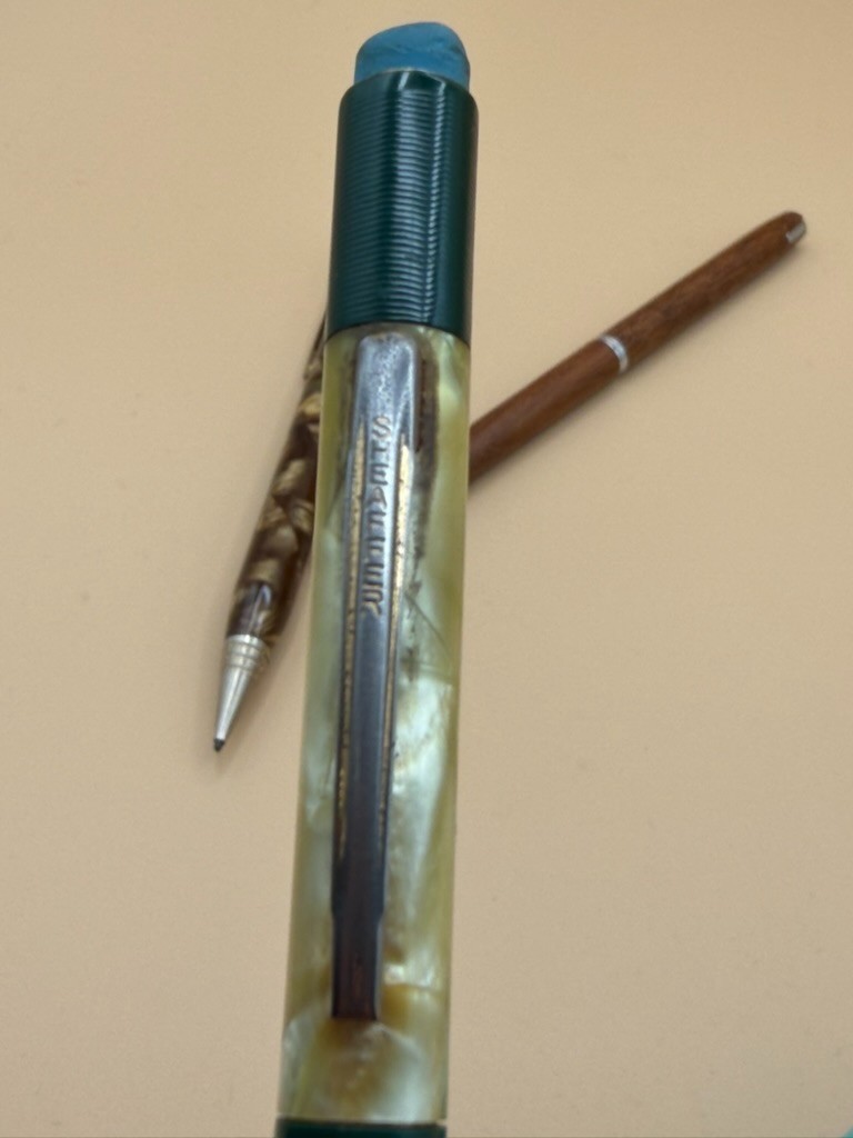 Vintage Sheaffer Hallmark Wood Mechanical Pencil Pen Lot 4