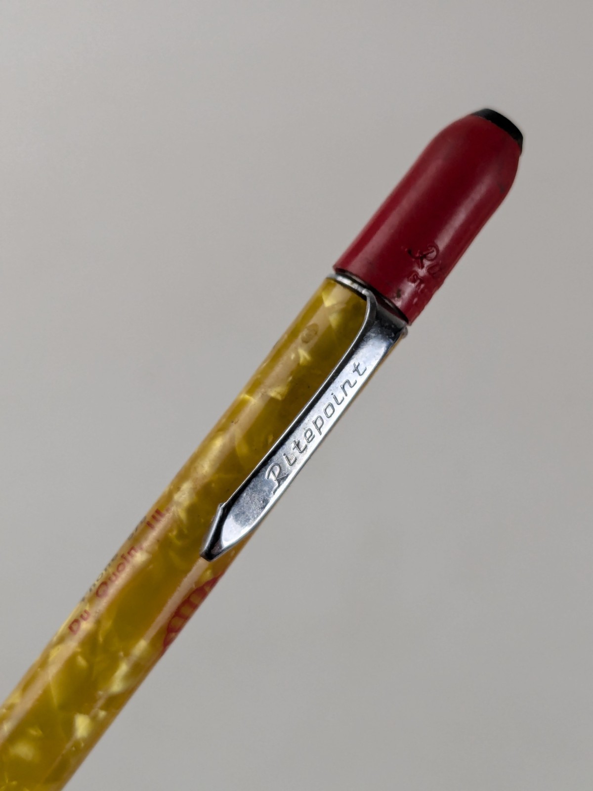 1940-50s – Reminger Shell Service Gas Station Du Quoin Ad Mech Pencil – B18C