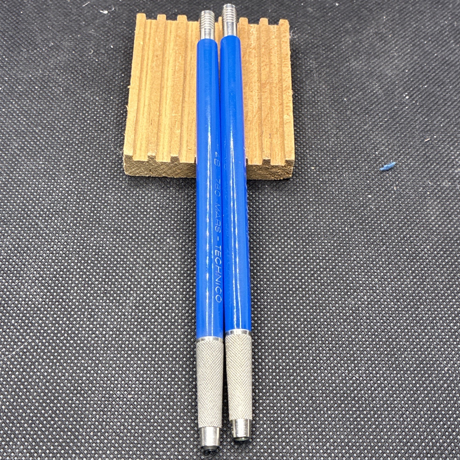 TWO Vintage Staedtler Mars 780 5H 4B Technical Mechanical Drafting Germany Drwr4