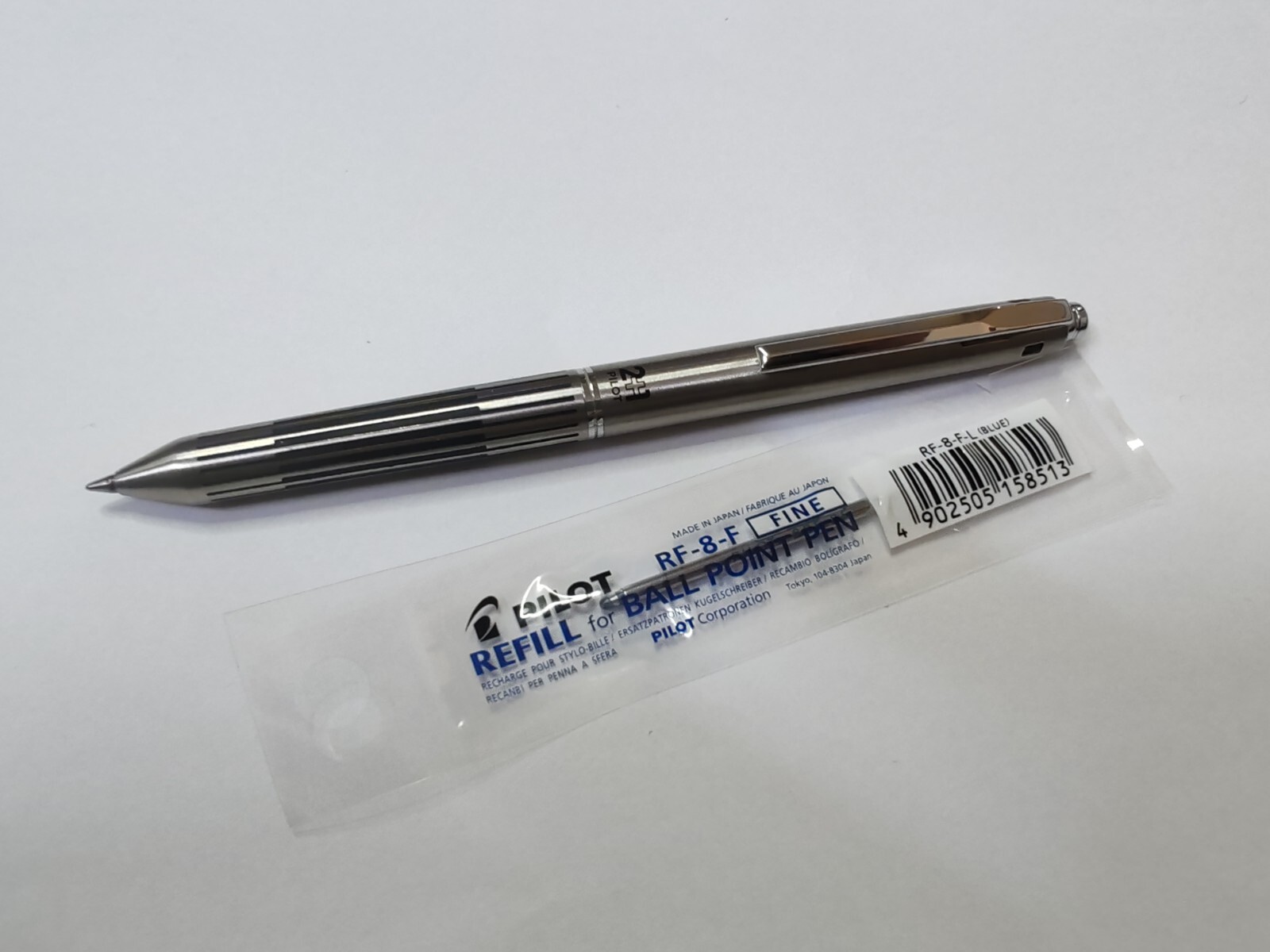 Pilot Vtg New Etched 2+1 Multi Function Mechanical Pencil,Red&Black Pen Japan