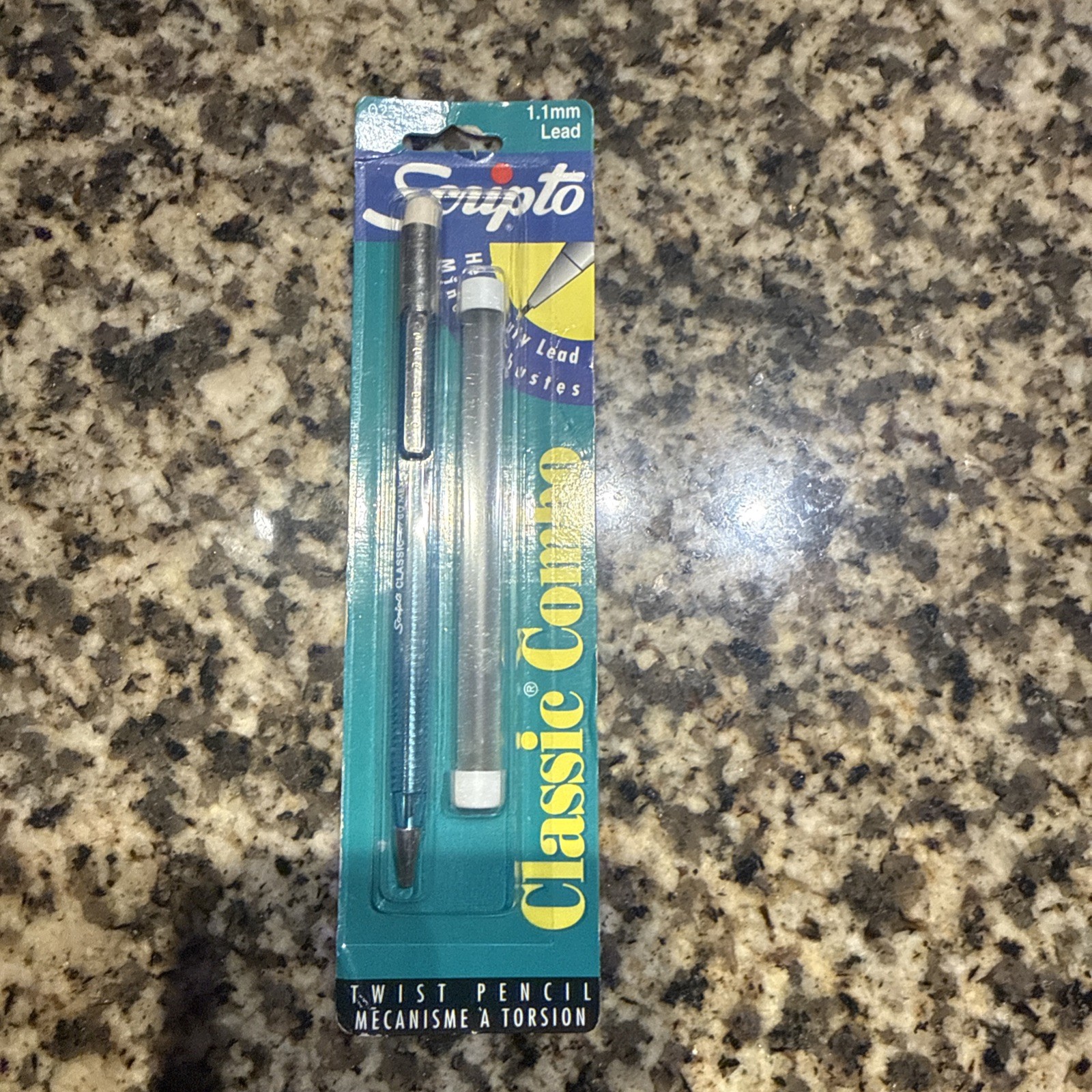 SCRIPTO Classic Combo Mechanical Twist Pencil 1.1 Mm w/ Lead NEW VINTAGE 1997