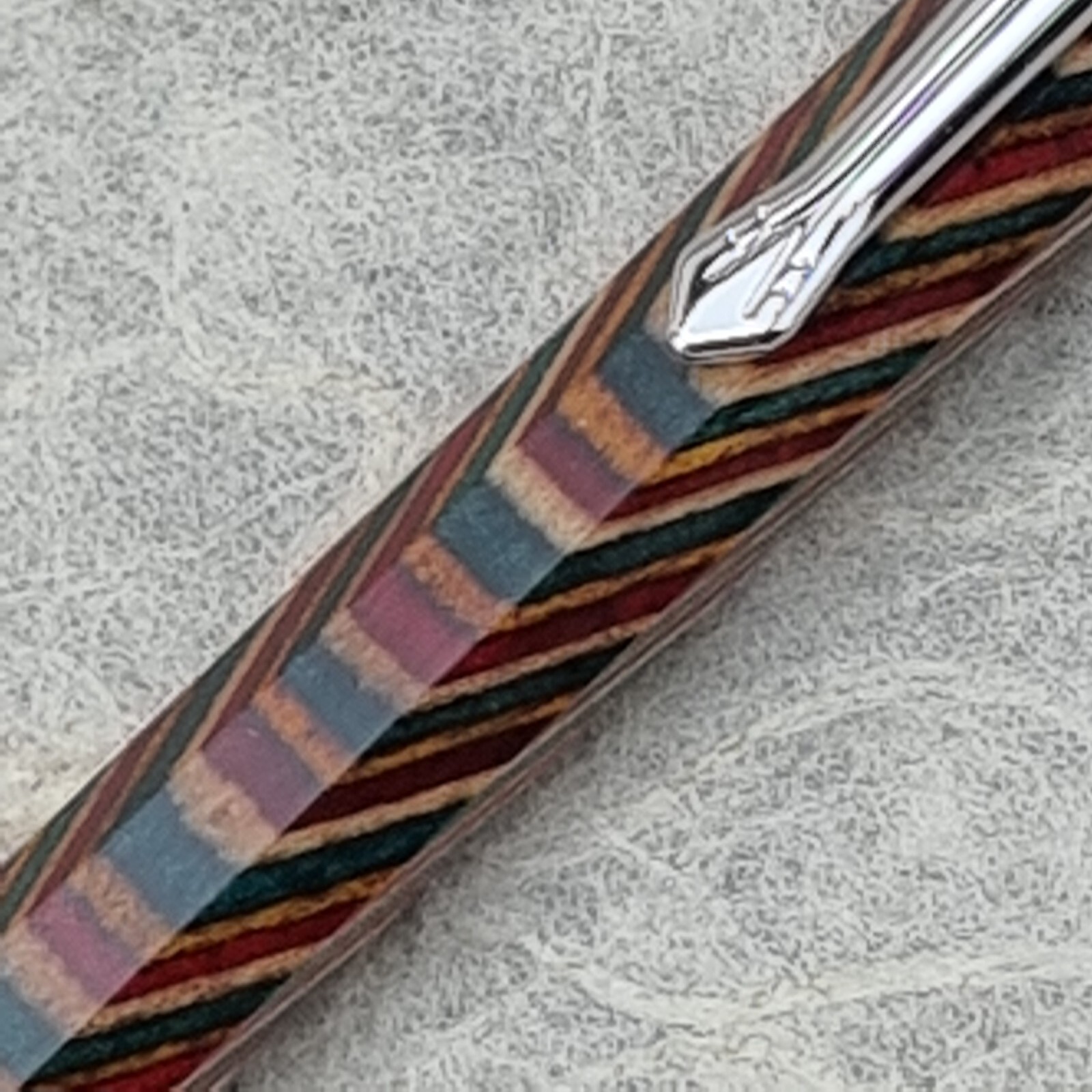 Hand Crafted Pentel P-205(0.5mm) Mechanical Pencil with Octagonal Wood Barrel