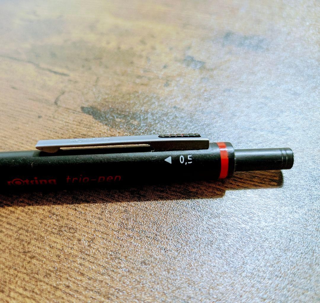 [Discontinued/Used VG] Rotring Trio-Pen Mechanical Pencil ship From JAPAN◎