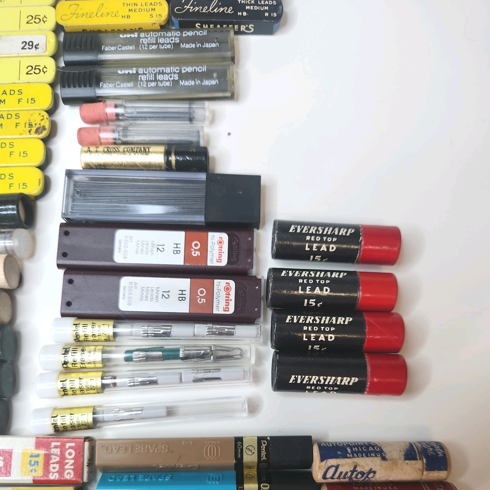 LARGE LOT VINTAGE PENCIL LEAD MECHANICAL