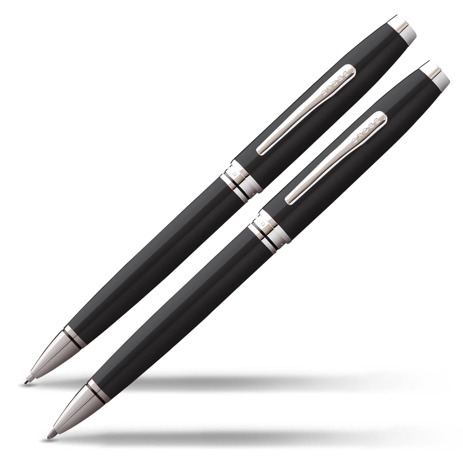 Coventry Black Lacquer Pen and Pencil Gift Set