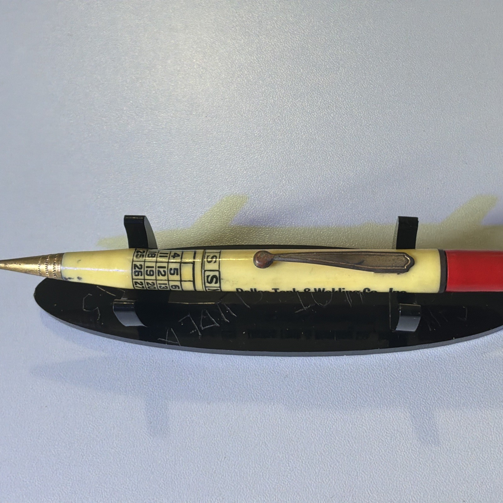 VTG Calendar Mechanical Pencil – Dallas Tank & Welding Co. TX