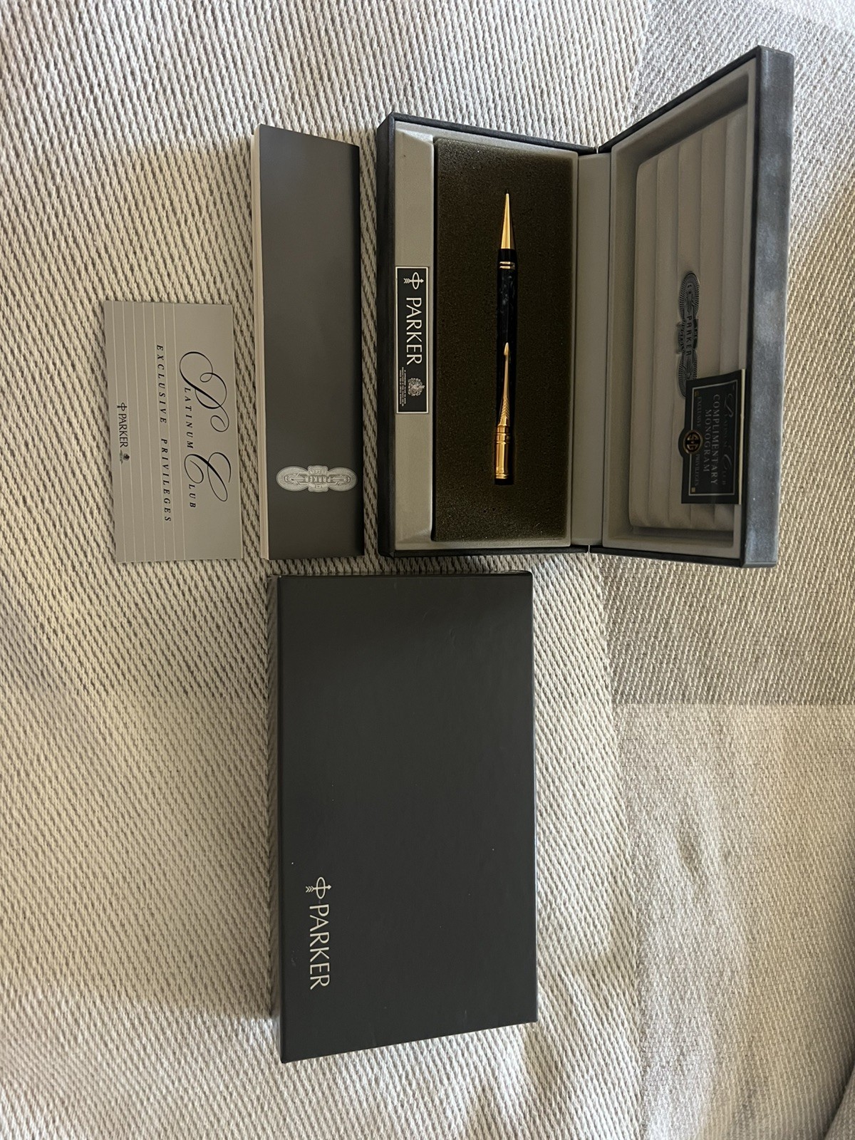 PARKER DUOFOLD CENTENNIAL MARBLE BLUE MECHANICAL PENCIL