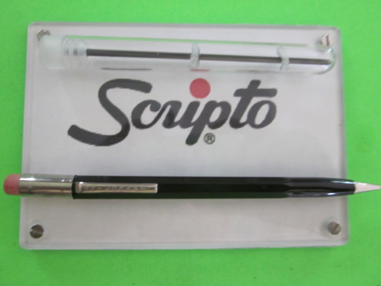 SCRIPTO/SKILCRAFT Black 1.1mm Mechanical Pencil w/ tube 1.1mm leads