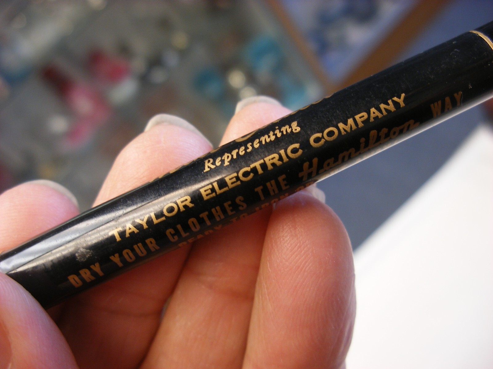 Vtg Redipoint Advertising Mechanical Pencil Taylor Electric Co.