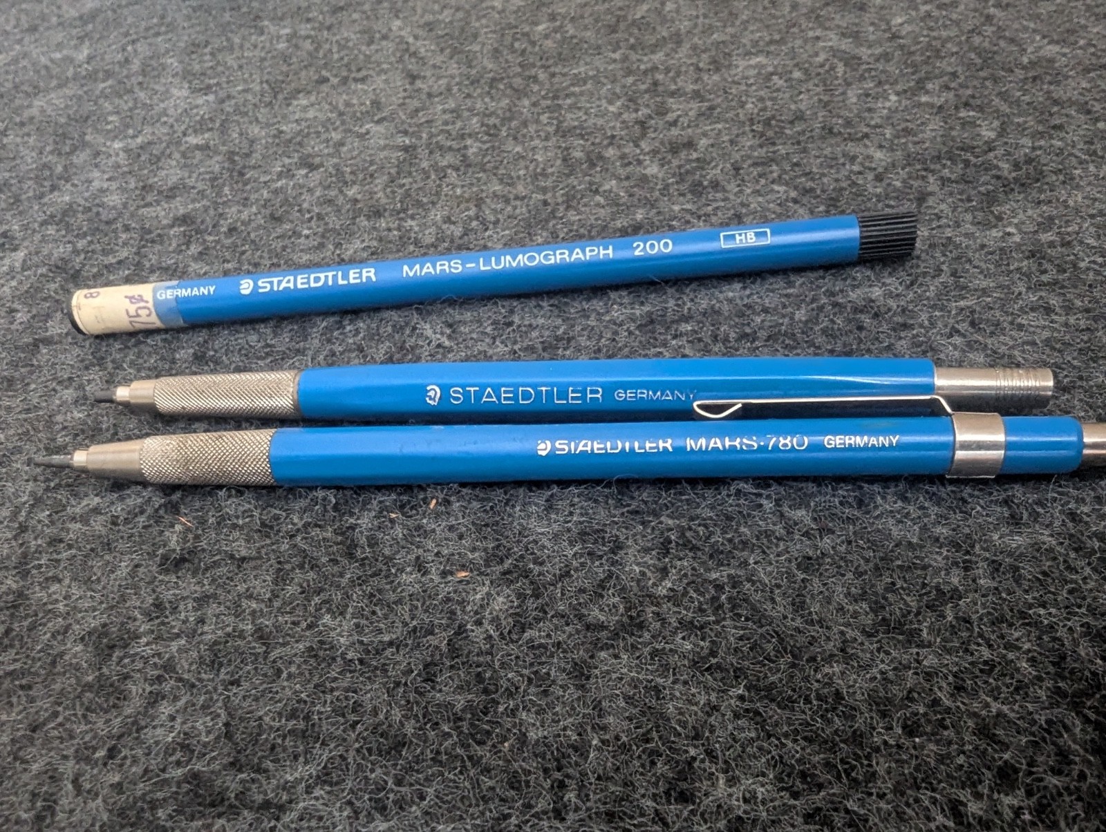 vintage staedtler mars technico 780 + 782 GERMANY drafting pencil