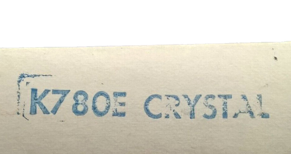 Vintage Scripto *Mark Sensing Pencil- Clear Crystal #K780E-RARE *RED SIGNATURE!