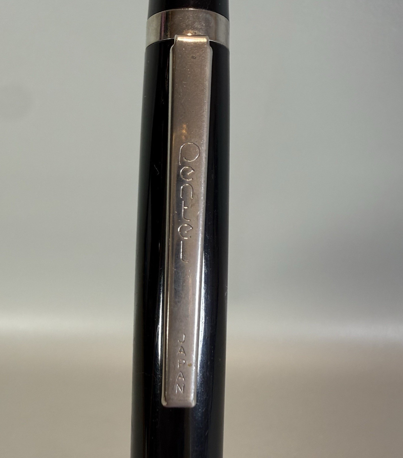 Vtg Pentel P300 Big Pencil 0.7mm Mechanical Drafting Japan Black Silver Tone