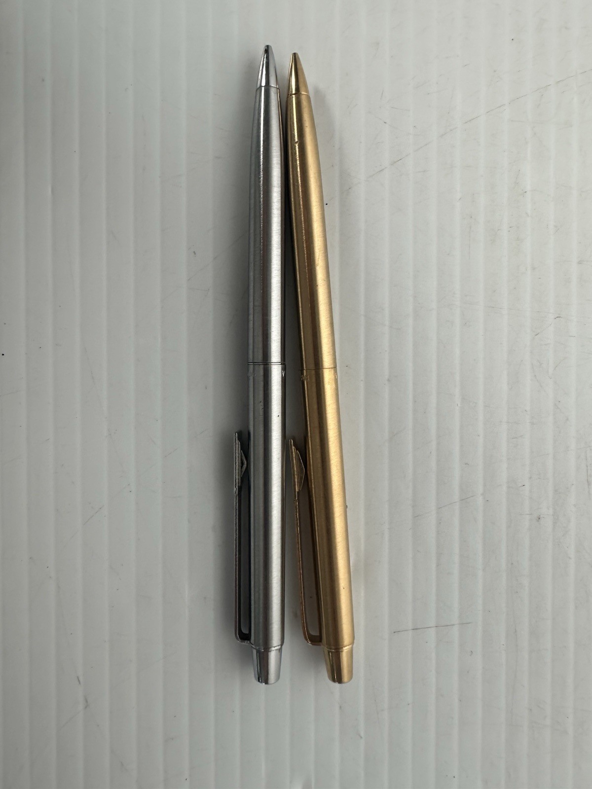 Vintage Paper-Mate Gold Silver Profile Mechanical Pencil Double Heart Set 2