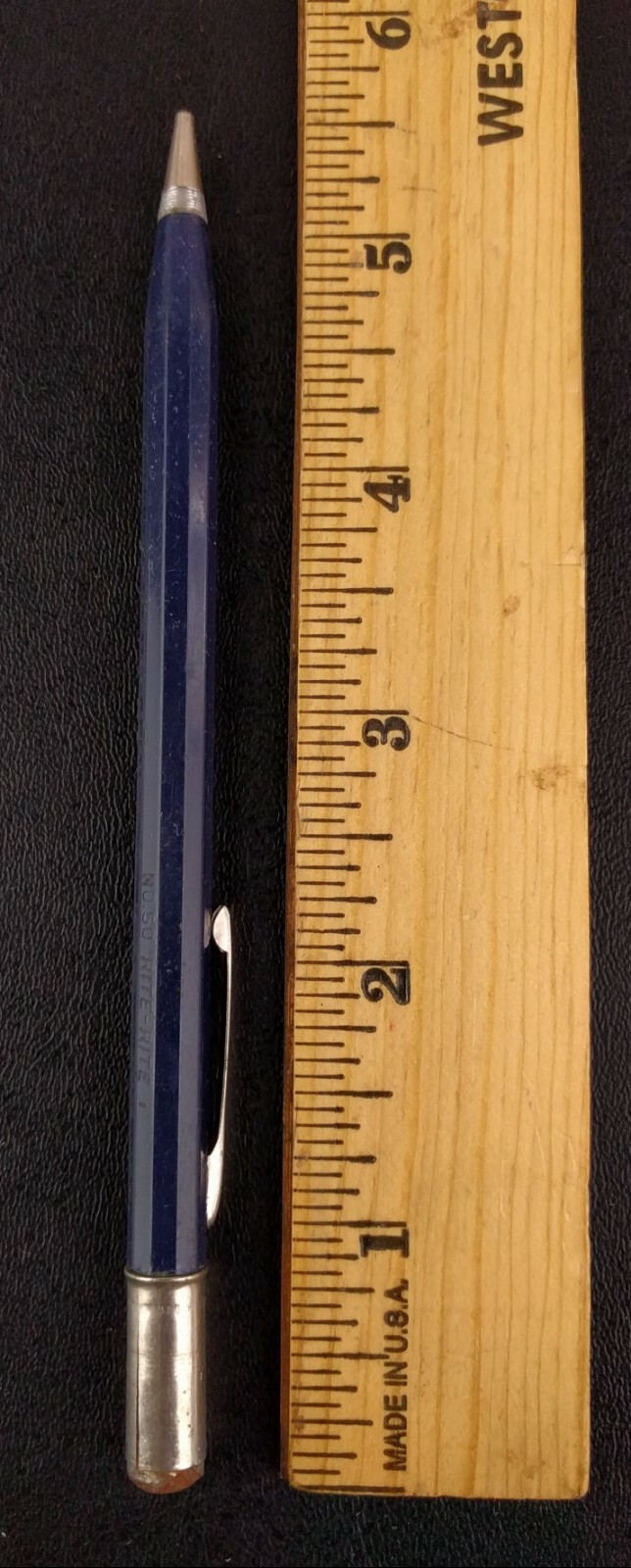 Vintage Black Dixon Rite Rite Mechanical Pencil Writing Drafting Collectible