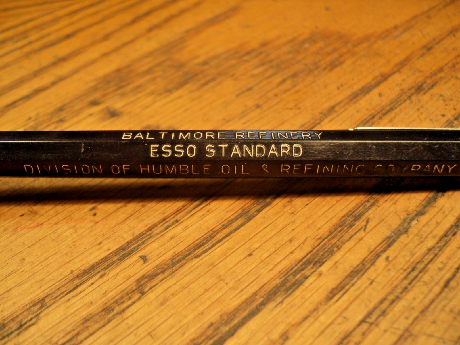 Vintage Autopoint Mechanical Pencil Baltimore Refinery Esso 5-1/2″ USA E