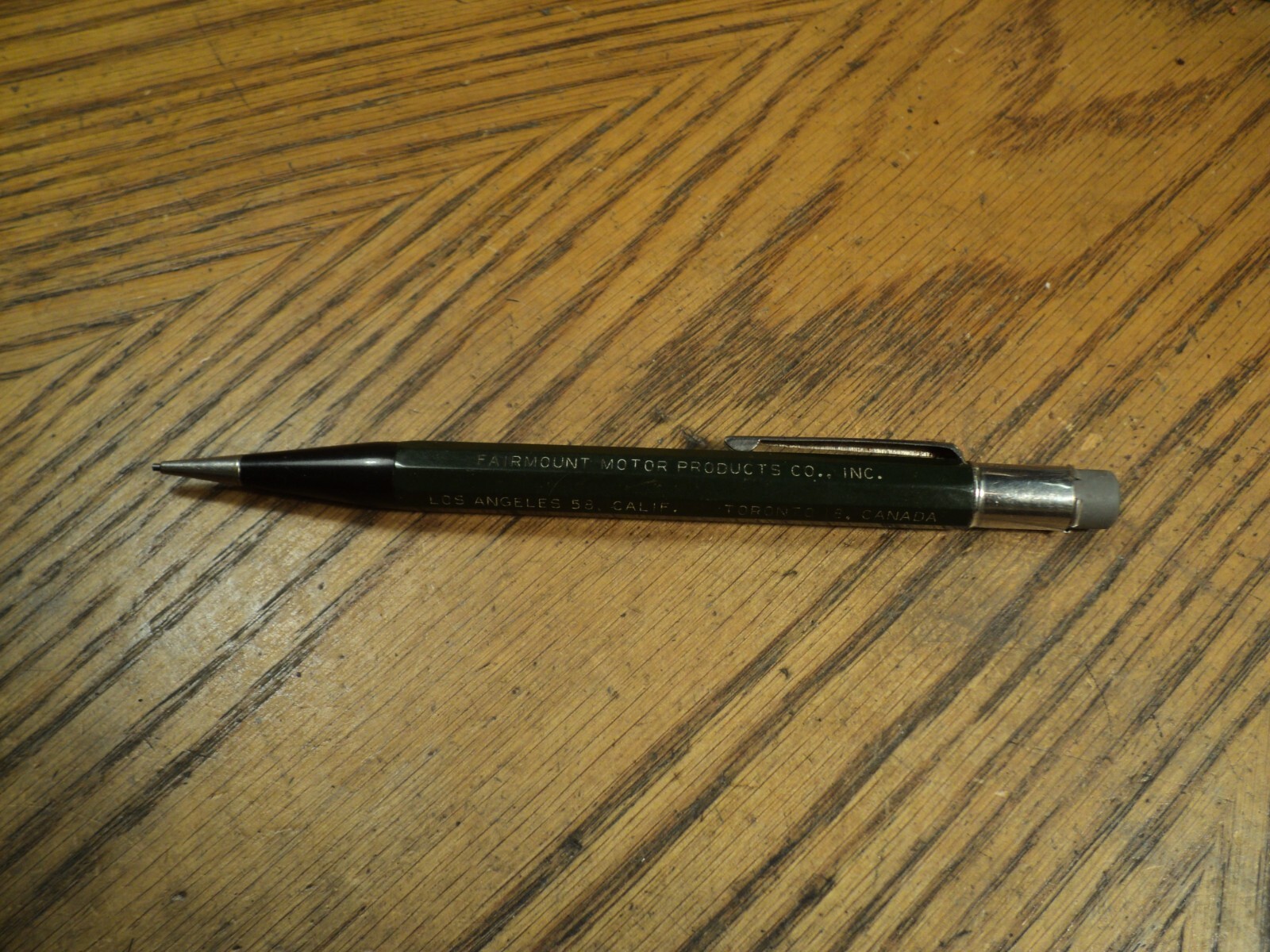 Vintage Autopoint Mechanical Pencil Fairmount Motor Products 5-11/16″ Long C