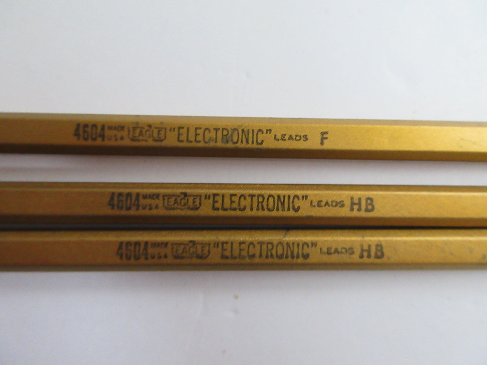 Eagle 4604 Electronic Leads HB & F Made in USA in Metal Tube Vintage