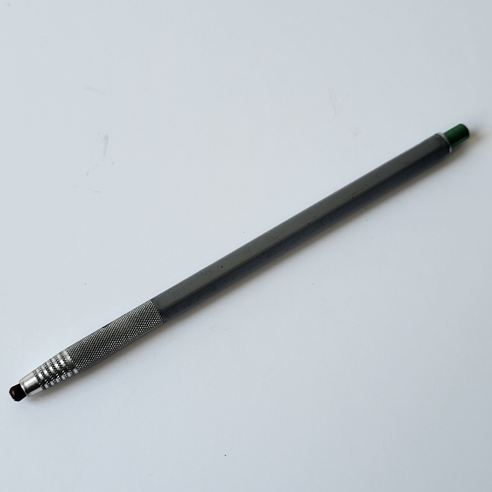 Vintage A.W. Faber Sure Grip 6803 Drafting Pencil Lead Clutch Silver Body US