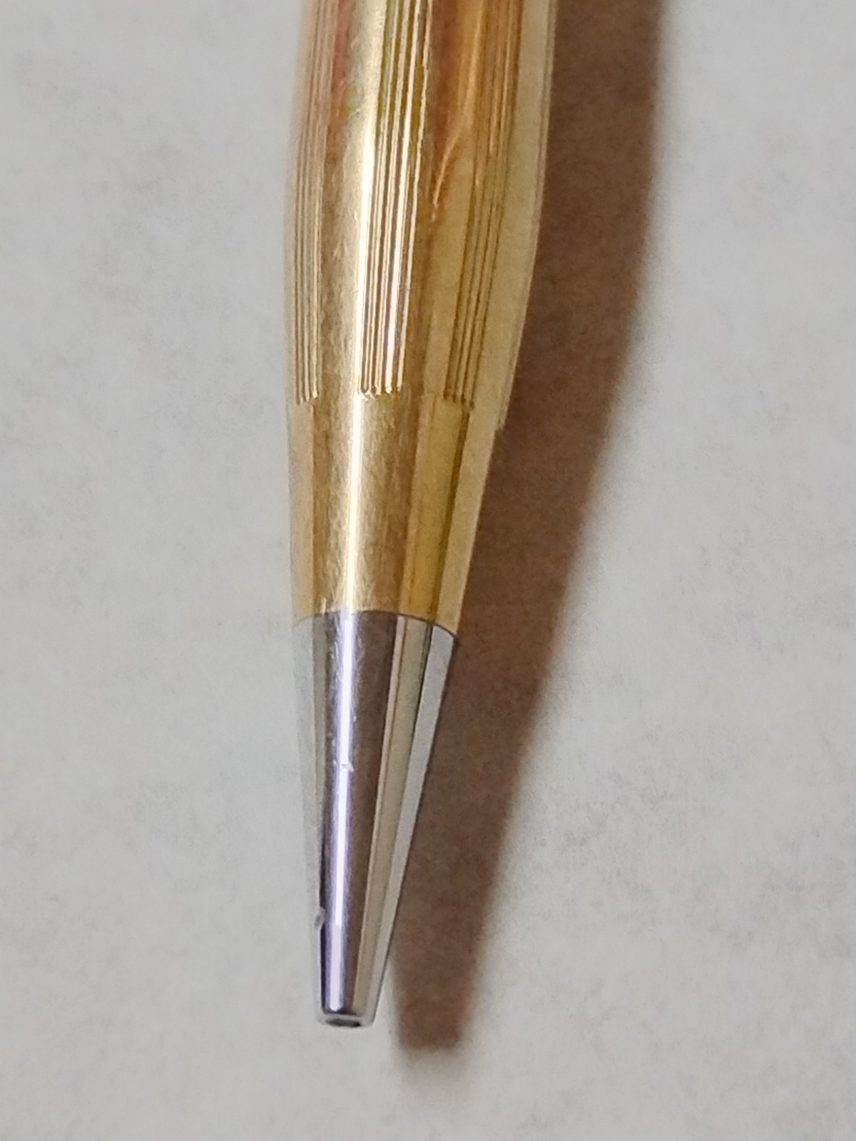 VTG Cross 10k Gold Filled Pencil with J&L Steel Logo Works-sm Dent L0#