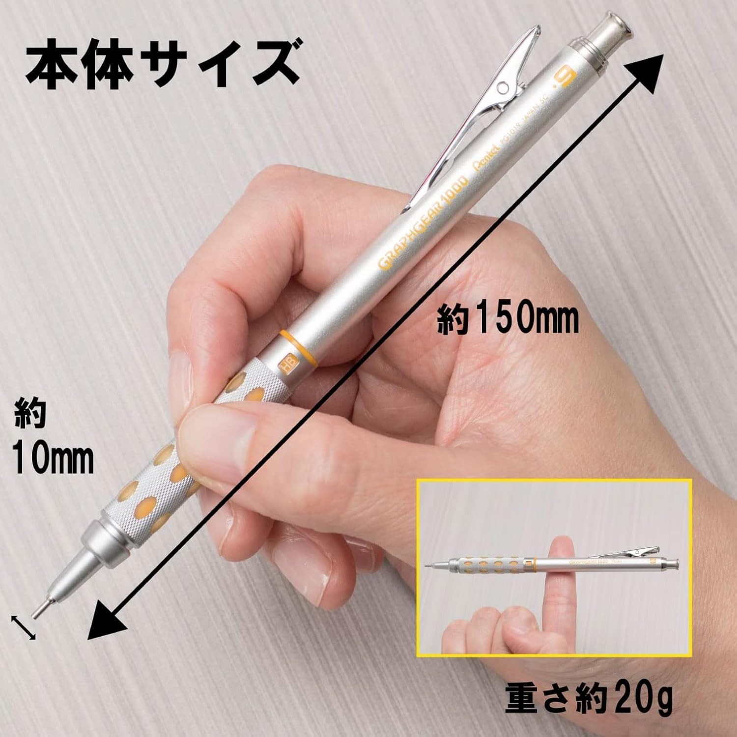 Graph Gear 1000 0.9mm Mechanical Drafting Pencil – Pack of 3