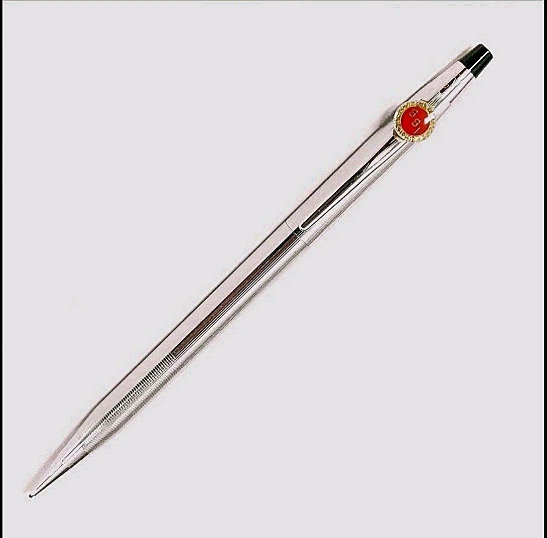 Cross Silver Chrome Mechanical Pencil 5.25″ Knurled Grip Logo Southern Systems