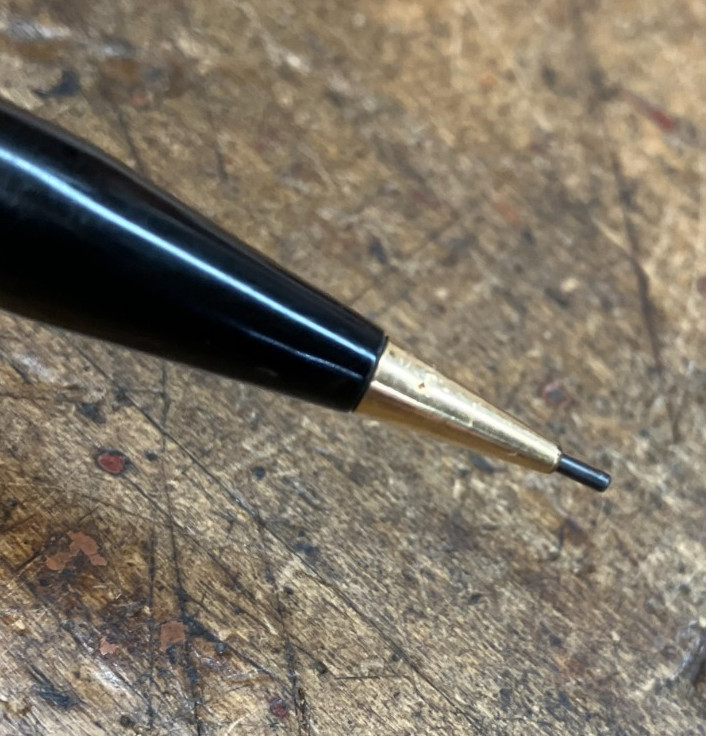 Late 1920s Sheaffer’s Oversize Flat Top Pencil with Gold-Filled Trim