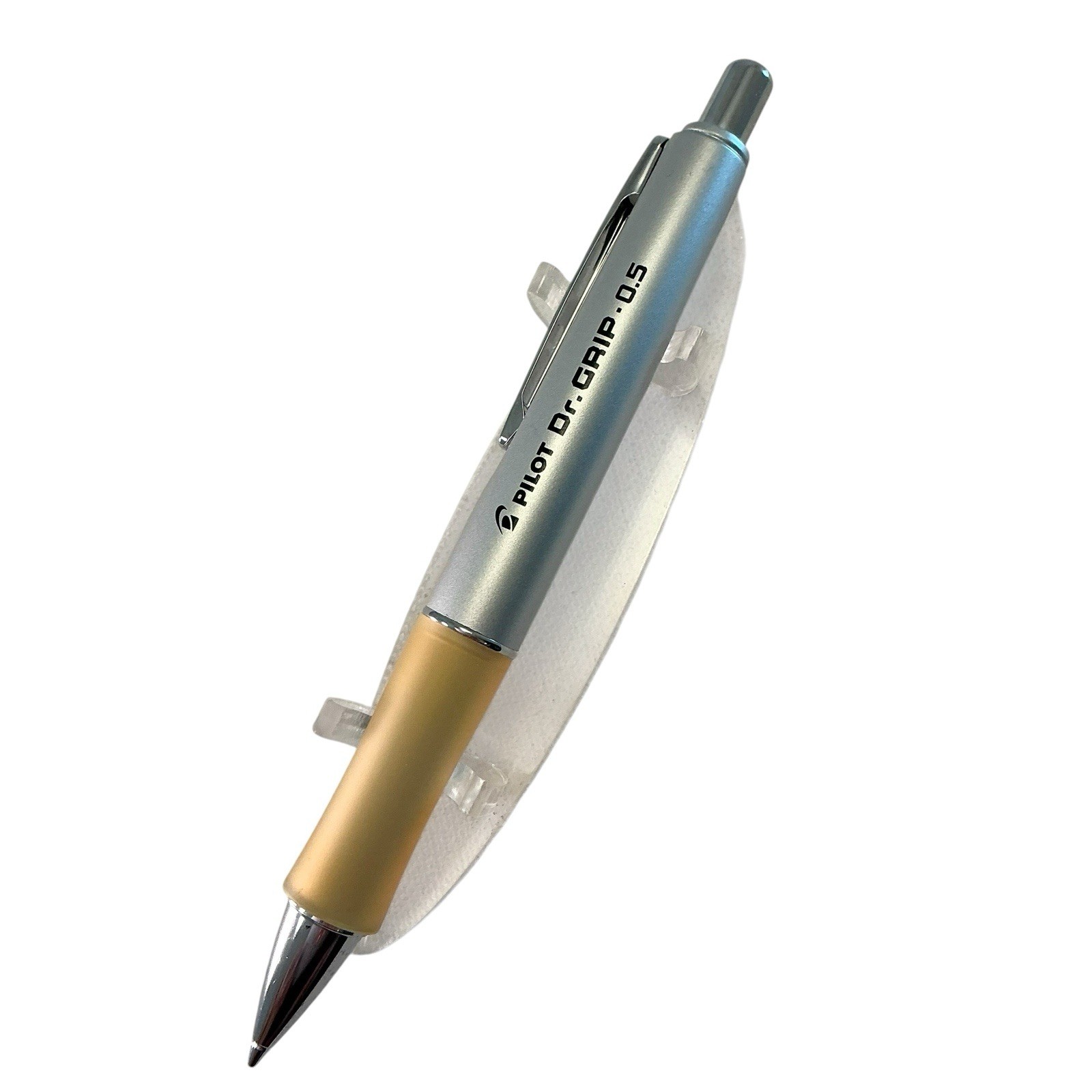 Pilot Dr Grip Mechanical Pencil 0.5 Metallic Silver Barrel VINTAGE