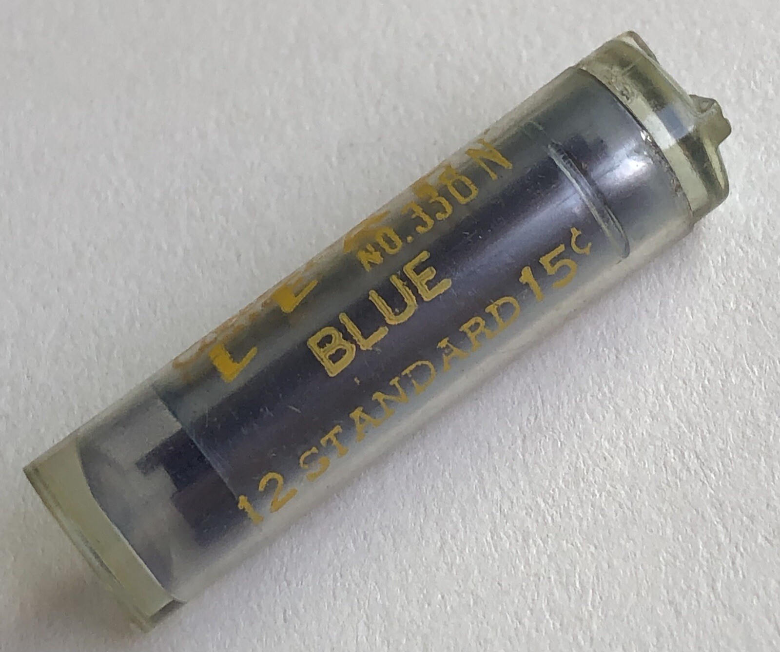 Vintage AUTOPOINT Mechanical Pencil Lead BLUE 1.1mm 1-3/8″ NOS 12pk USA