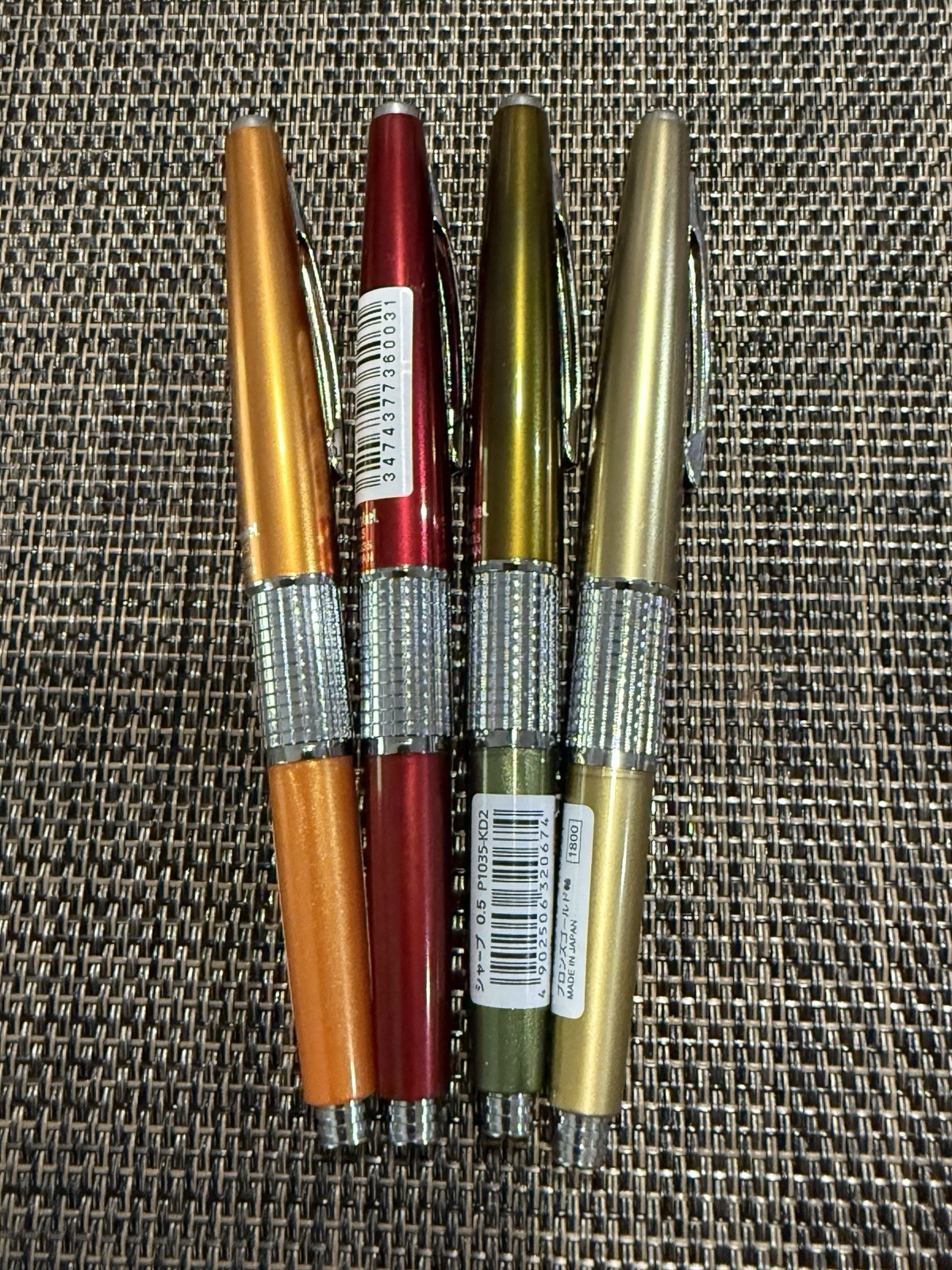 Pentel Mechanical Pencil Kerry 0.5mm Set Of 4 P1035-