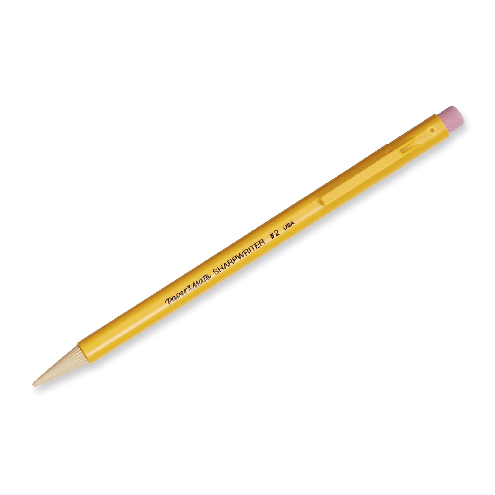 Paper Mate SharpWriter Mechanical Pencils, 12 Count (Pack of 1), Goldenrod
