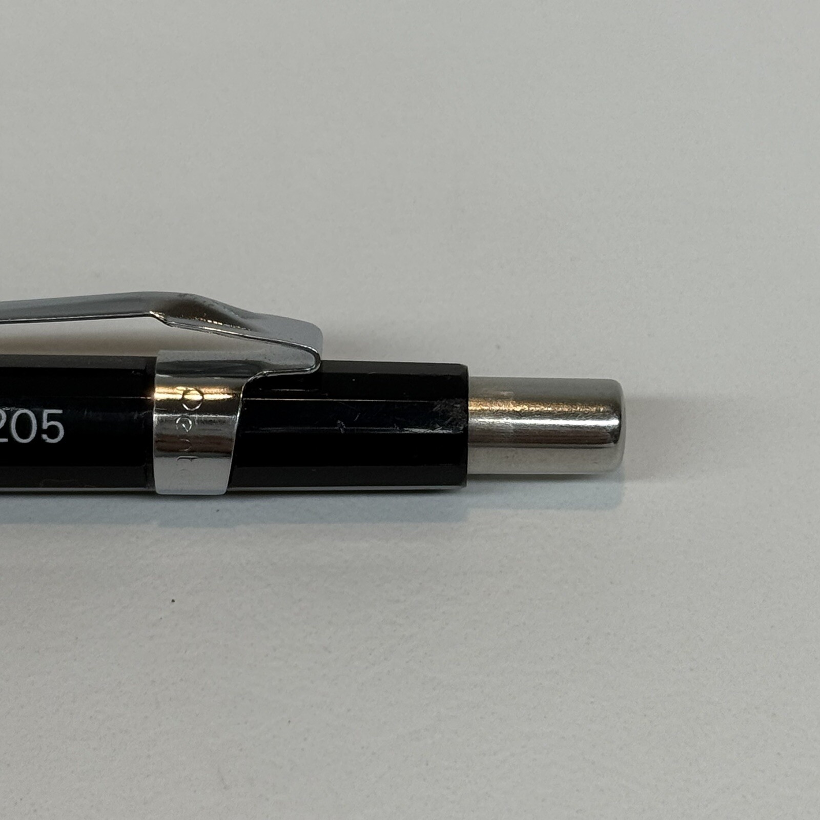 Pentel P205 Mechanical Drafting Pencil Black 0.5 mm Japan Tested Used READ