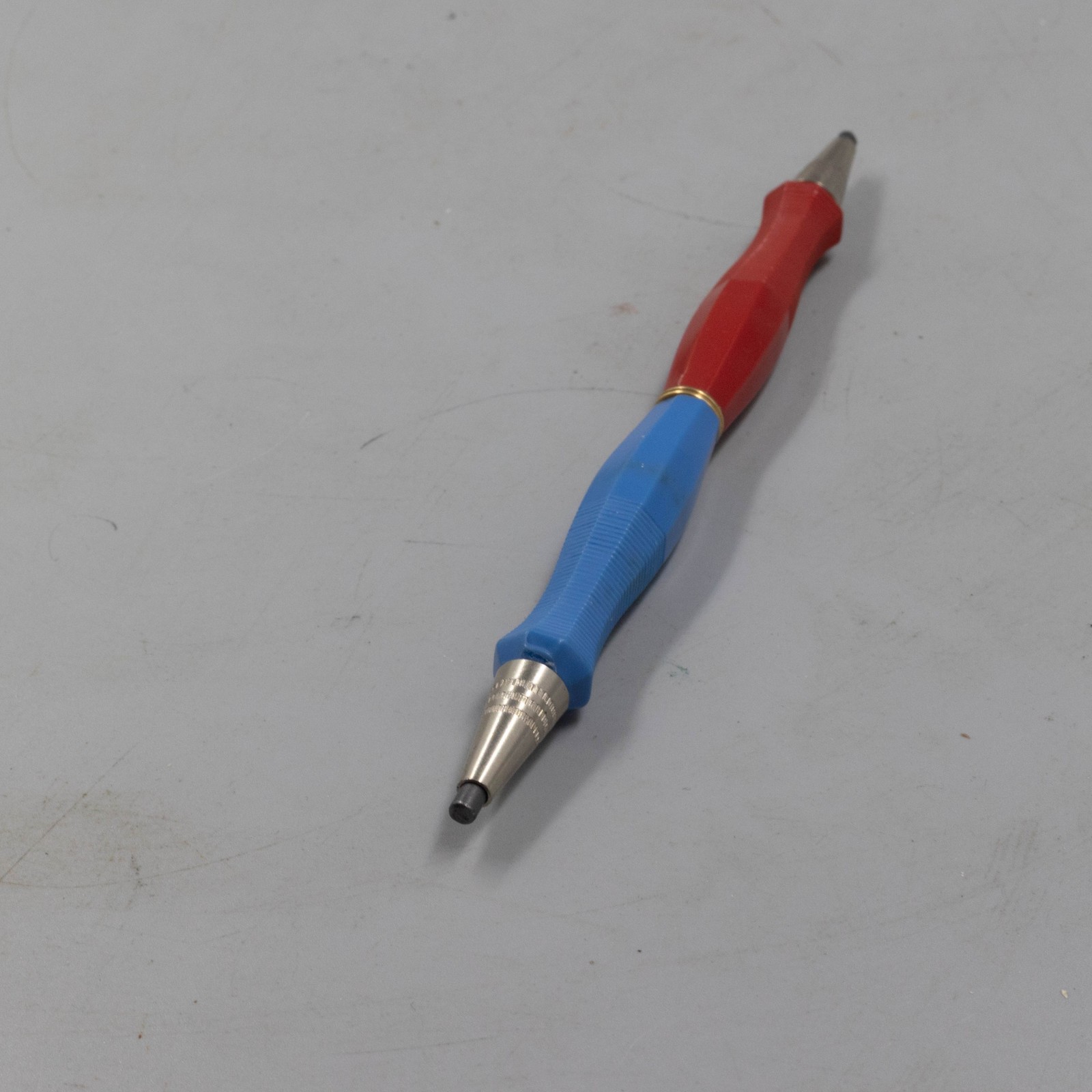 Zaner Bloser Red Blue Vintage Mechanical Pencil Dual Two Sided