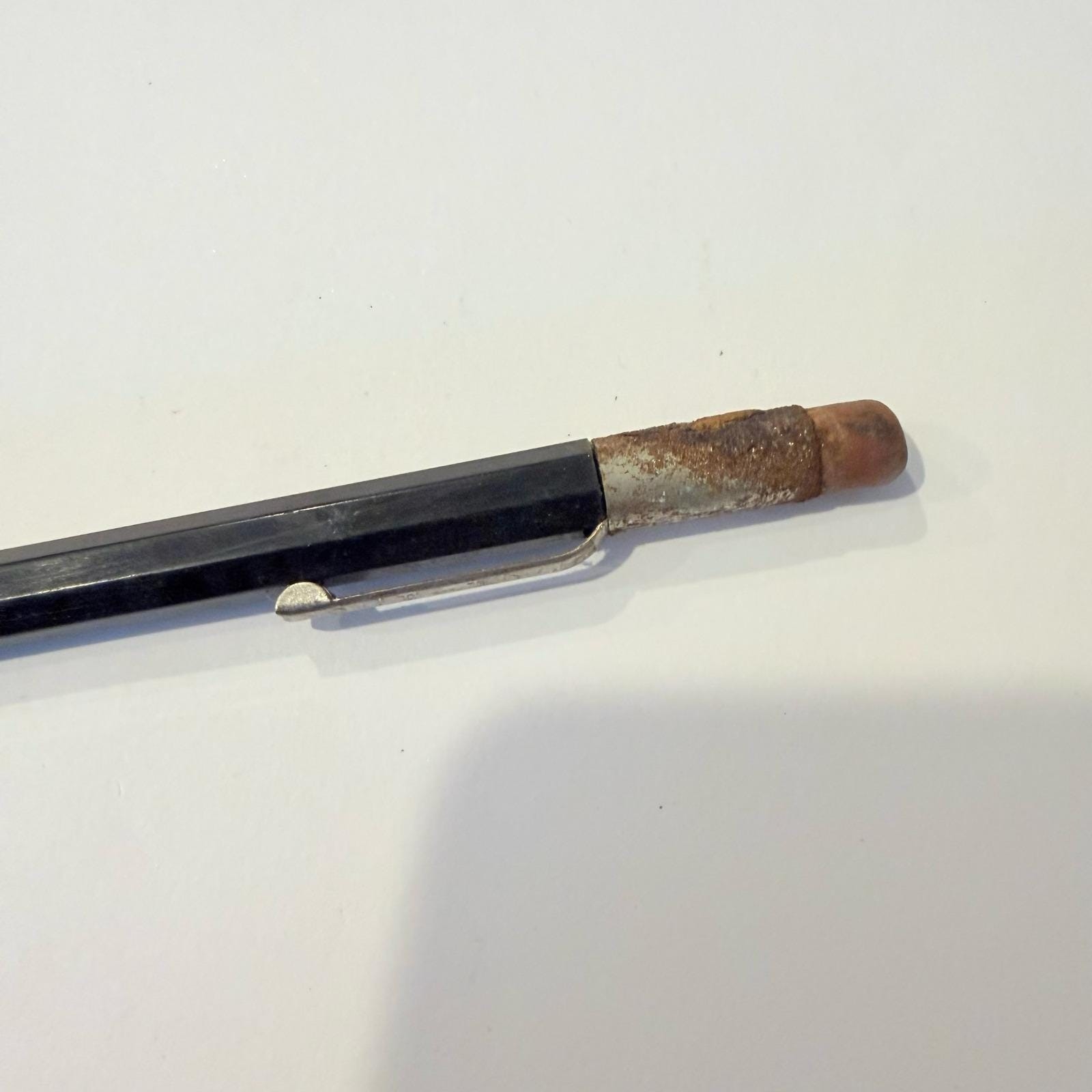 Vintage Property US Government Mechanical Pencil Black Hexagonal Skilcraft Style