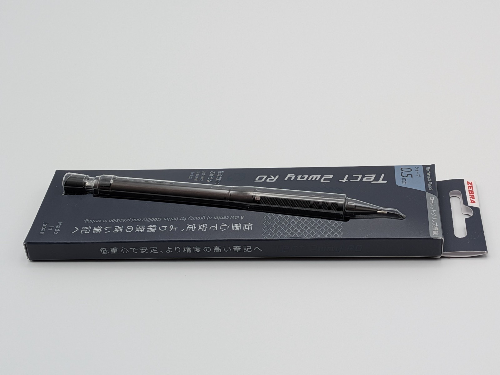 Zebra Tect 2way RO 0.5mm Mechanical Pencil Graphite Black P-MA141-GBK Japan