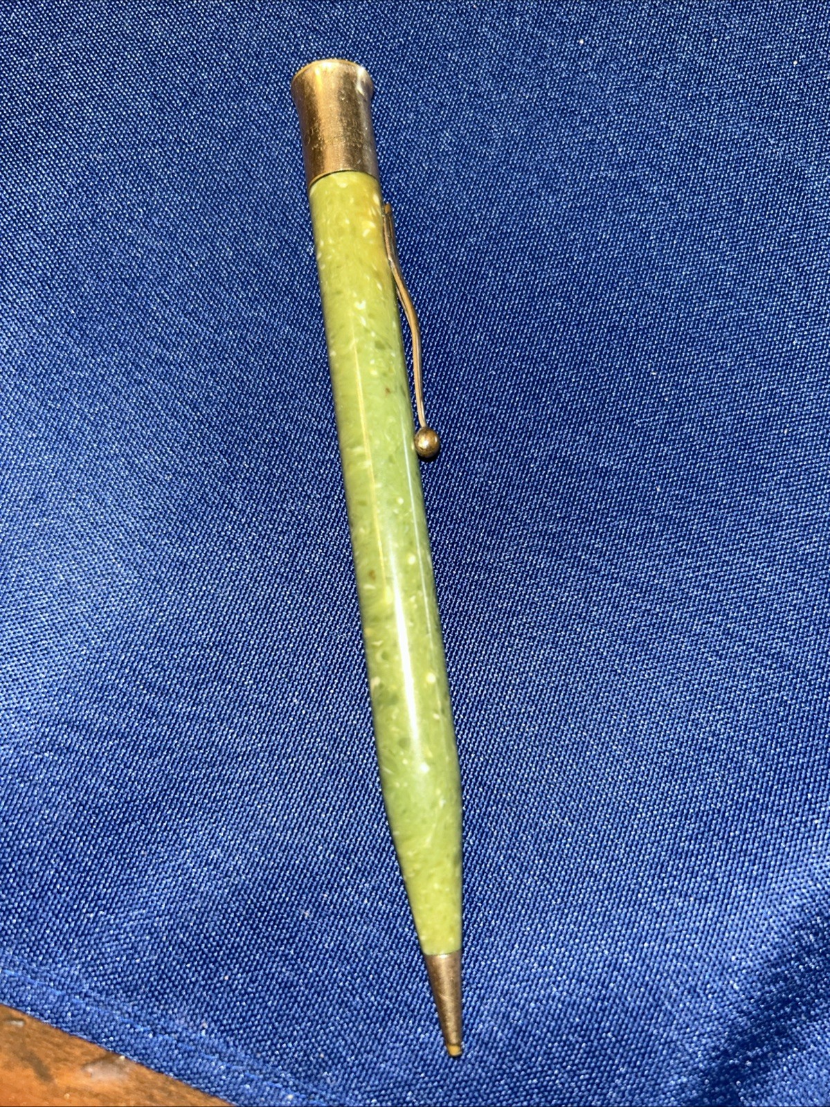 SHEAFFERS MECHANICAL PENCIL JADE GREEN – GOLD FILLED – WORKS