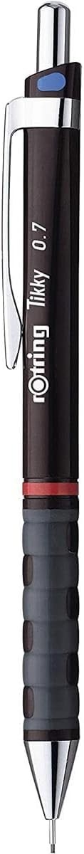 rOtring Tikky Mechanical Pencil Set, HB 0.7 mm, 3 Piece Burgundy