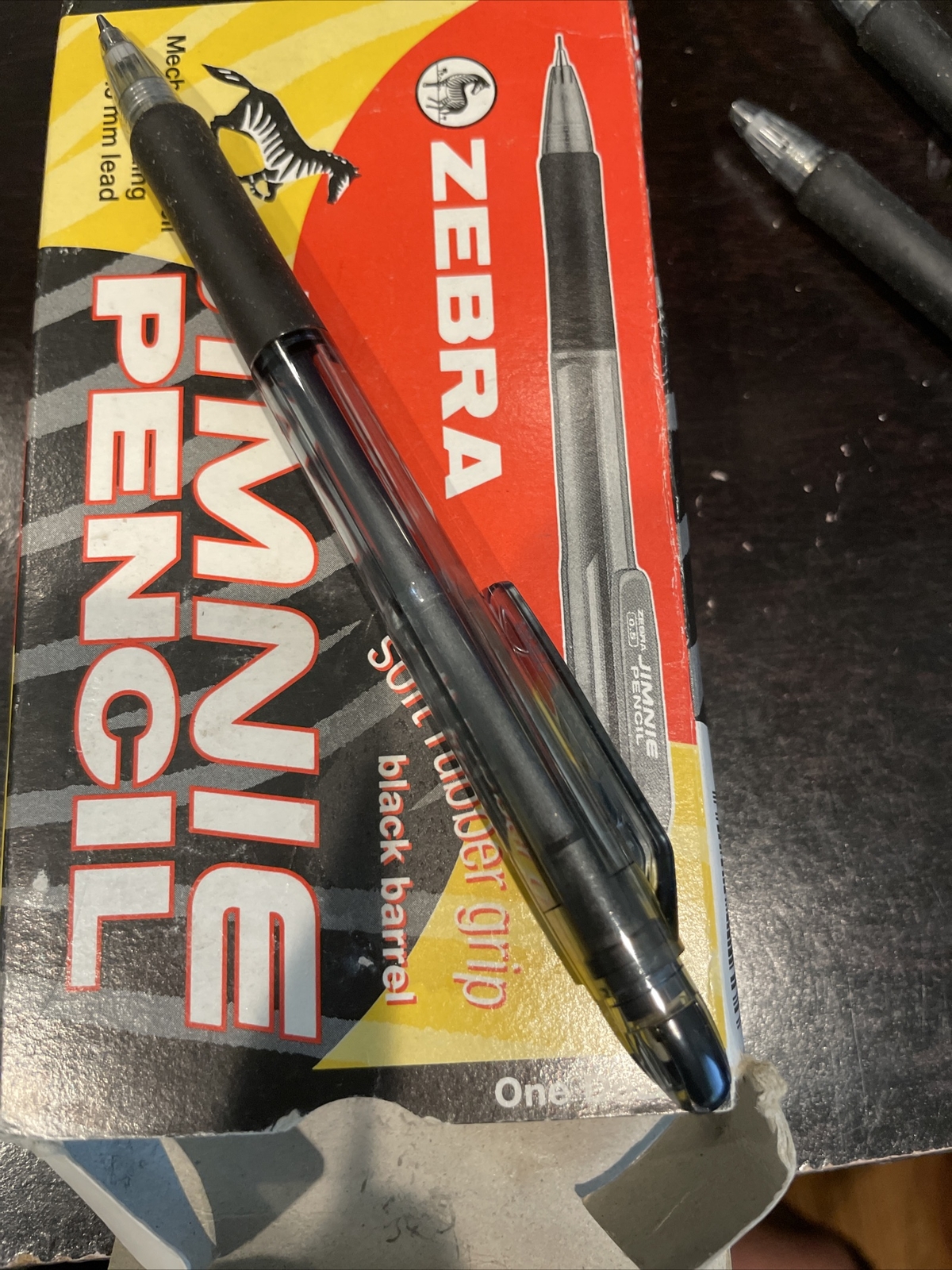 zebra Black Mechanical Pencil (one) self loading 0.5mm lead,