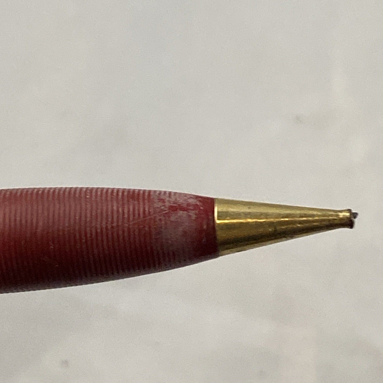 Sheaffer Pearlie Utility Red & Pearl Fineline USS Volelgesang DD-862 Pencil