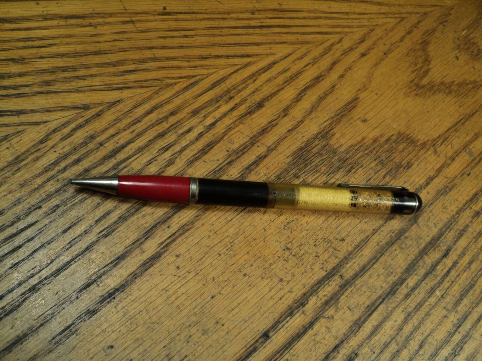 Vintage Mechanical Pencil Moorman’s High Energy Low Fiber Mintrate Filled Cap