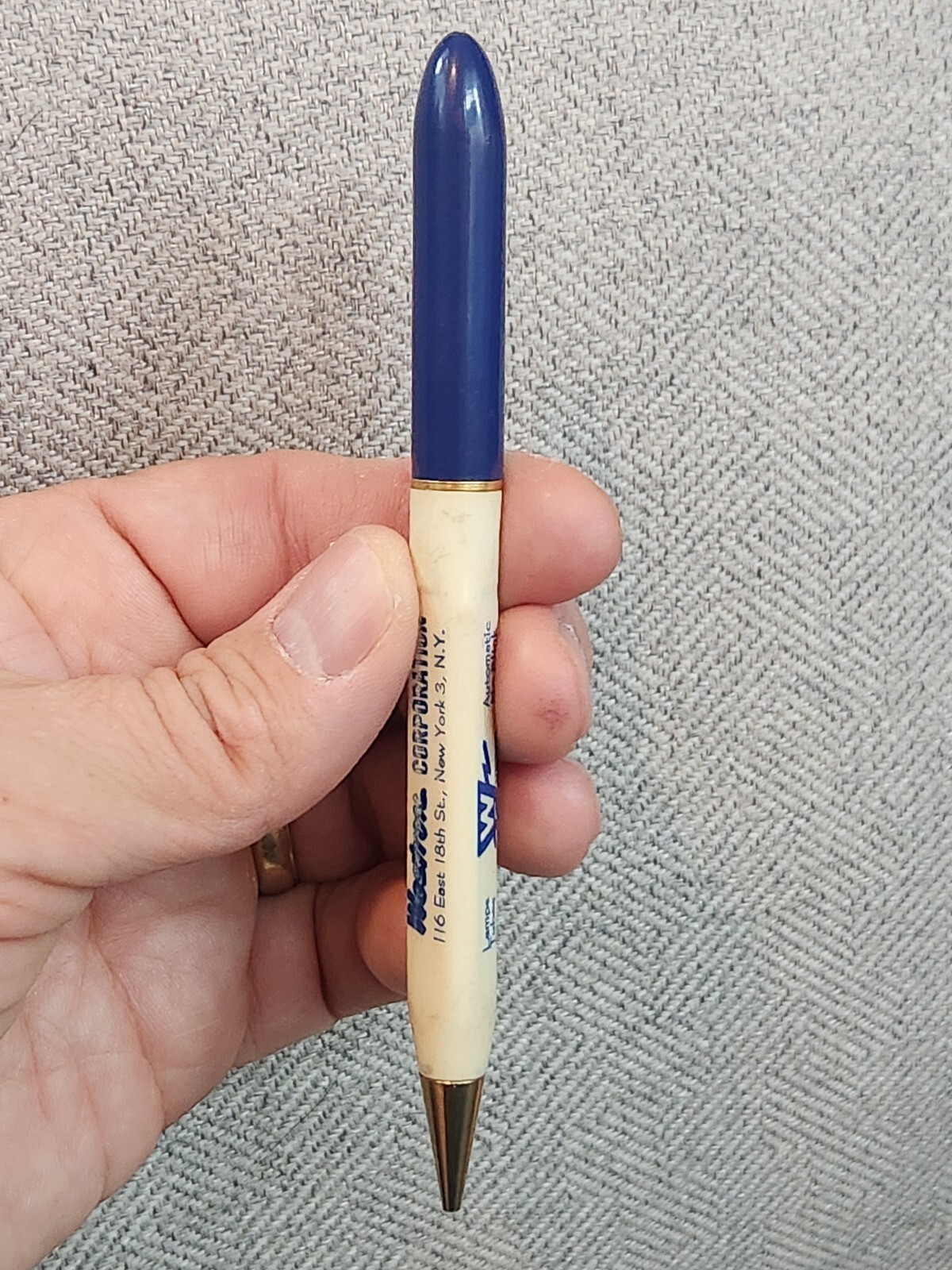 Vintage Weston Corporation Mascot USA Mechancial Pencil Advertising