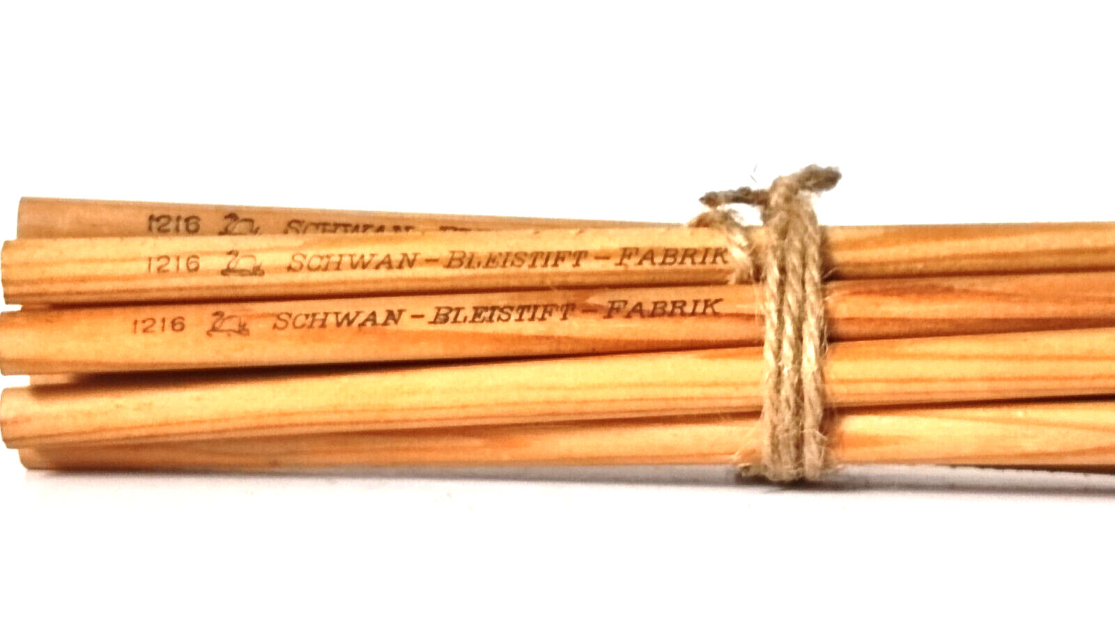 SCHWAN Bleistift Fabric Set of 12 Germany, N 1216 Pencils, 7″, 1930’s