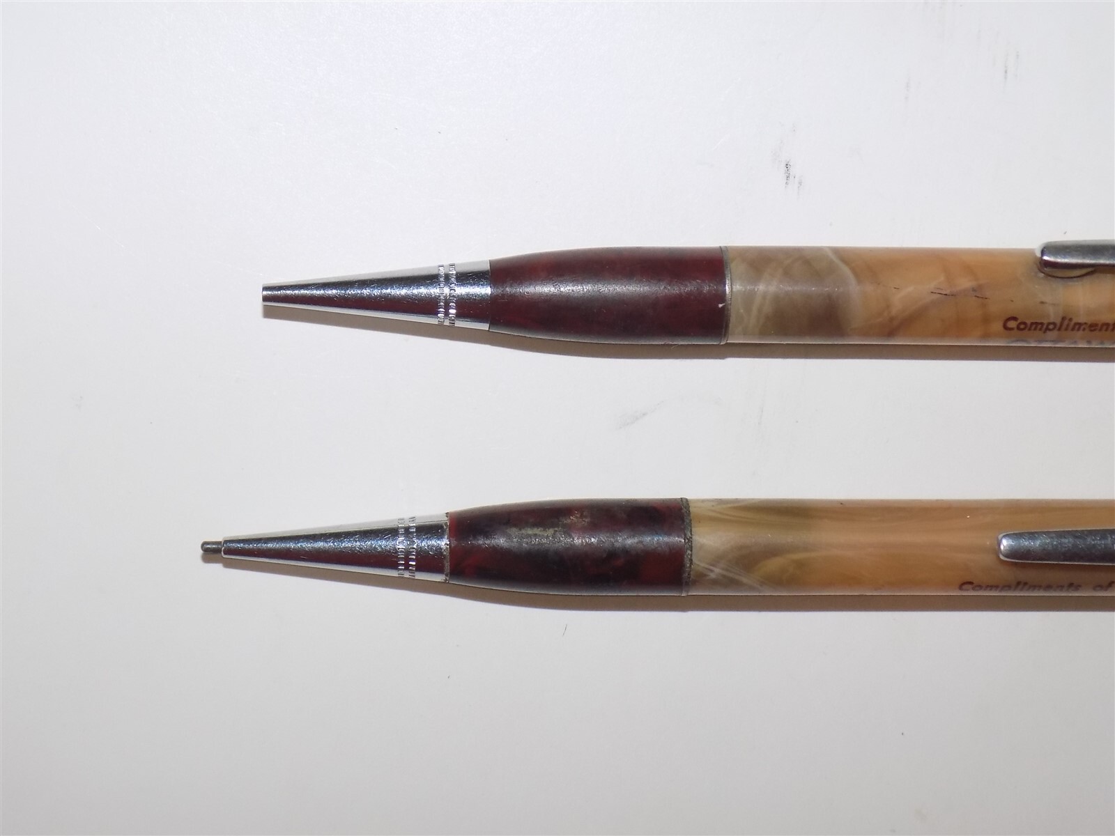 2 Vtg. REDIPOINT Mechanical Pencils WORK Ottawa, Illinois