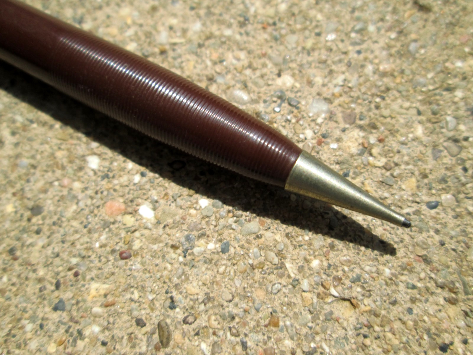 Fineline Brand Brown Thin Mechanical Pencil Vintage As-Is