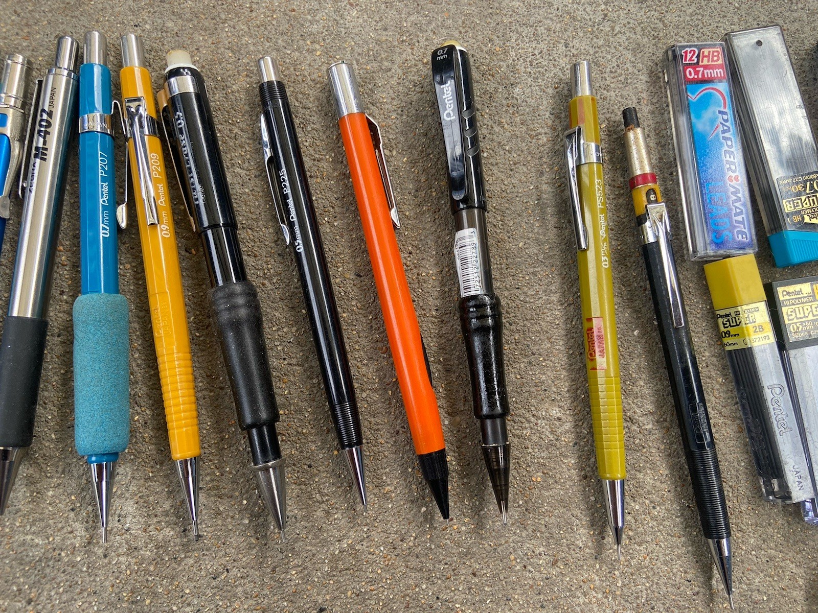 Lot of Mechanical Pencils – Pilot – Pentel – Etc – Untested