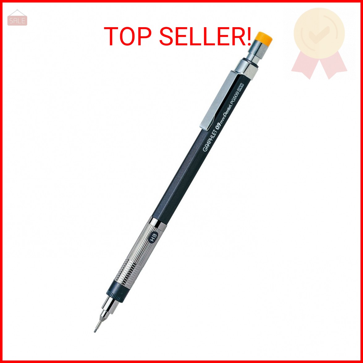 Pentel Graphlet Mechanical Pencil, 0.9mm (PG509-GD)