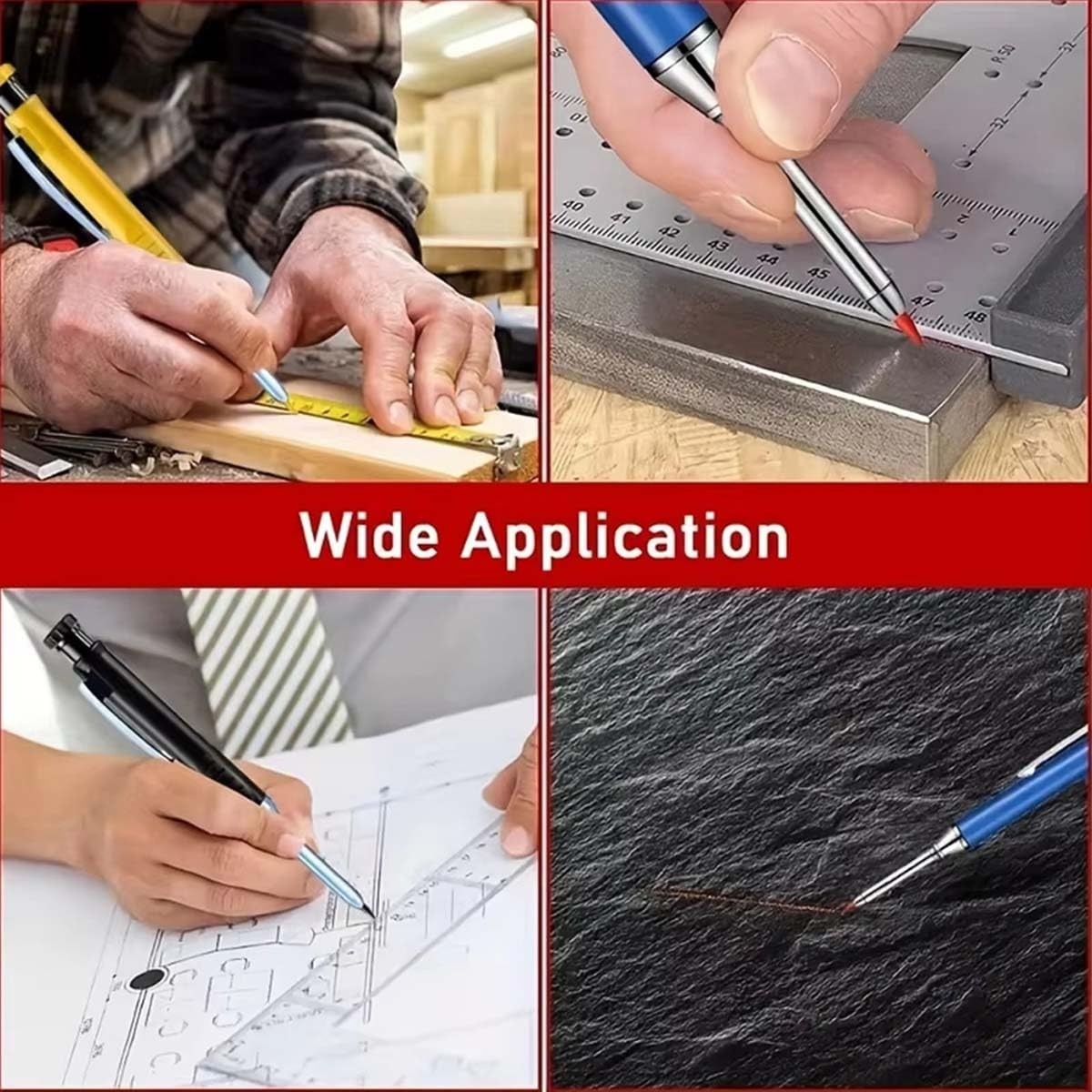 200 PCS 2.8mm Carpenter Pencil Replacement Core Woodworking Lead Marker Refill