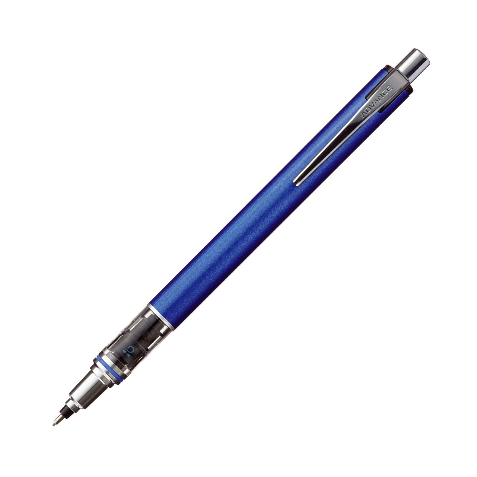 Kuru Toga Advance 07mm Mechanical Pencil Navy Fast Lead Rotation Technology