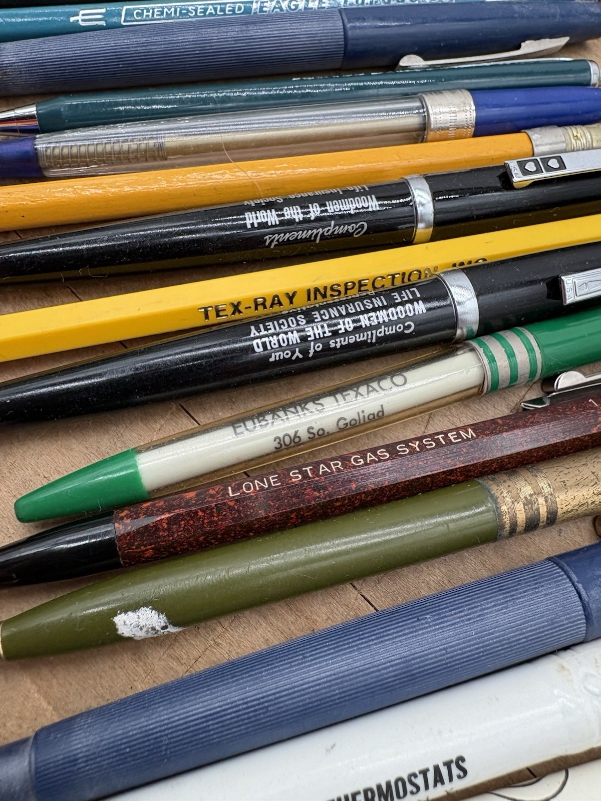 35+ Vintage Advertising Pens/Pencils/Mechanical Scripto Eberhard Faber Stenorace