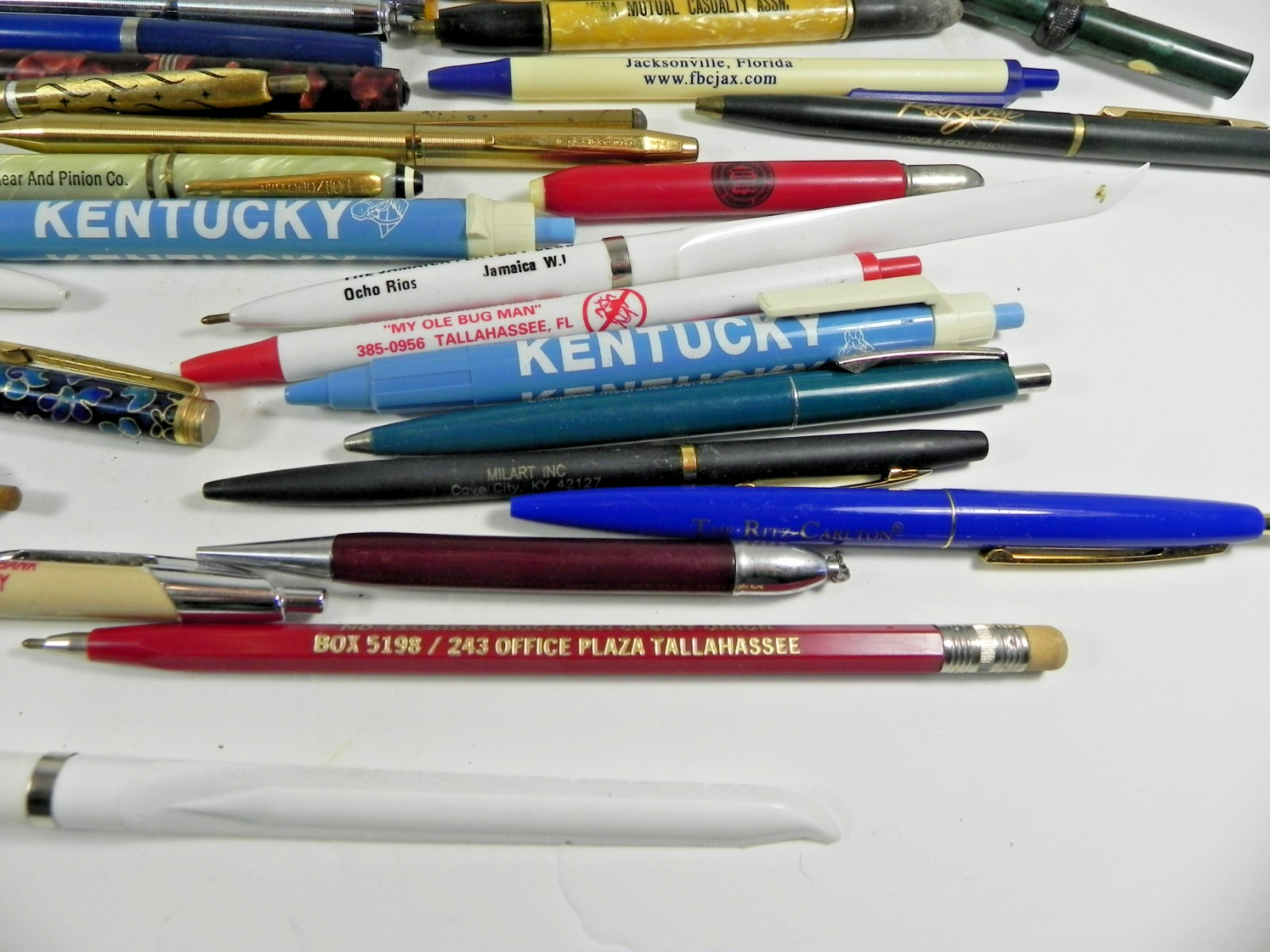 Large Lot of Vintage Advertising, Sheaffer, Fountain, Mechanical Pens & Pencils