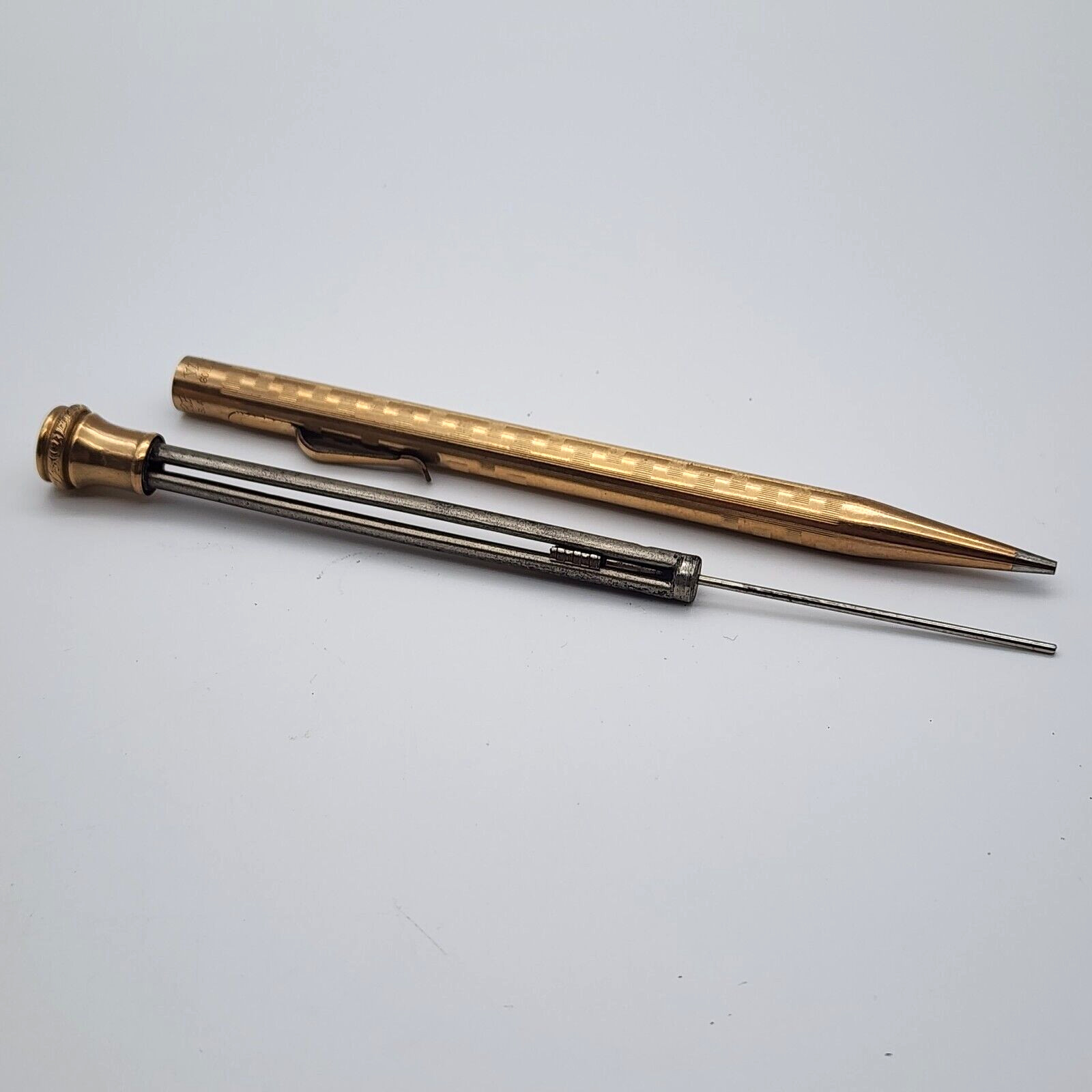 Vintage Wahl Eversharp Gold Filled Mechanical Pencil – Greek Key Style Pattern